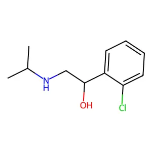Clorprenaline structure