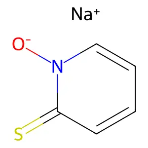 Sodium 1-oxidopyridin-1-ium-2-thiolate structure