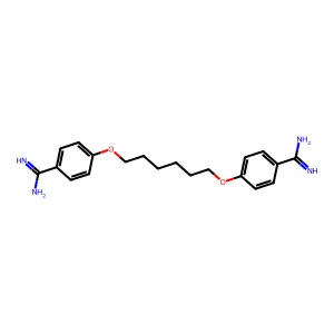 Hexamidine structure