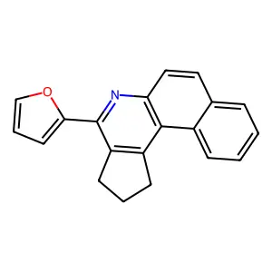 4-(2-Furyl)-2,3-dihydro-1H-benzo[f]cyclopenta[c]quinoline structure
