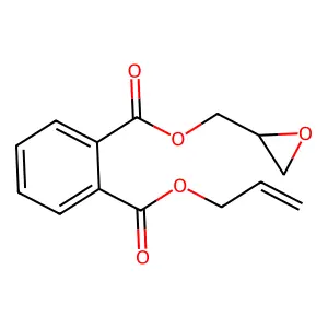 Allyl 2,3-epoxypropyl phthalate structure