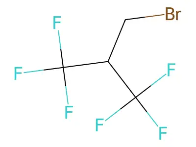 2-(Bromomethyl)-1,1,1,3,3,3-hexafluoropropane structure