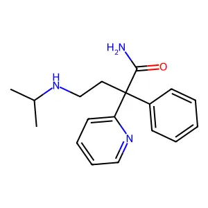 Mono-N-dealkyldisopyramide structure