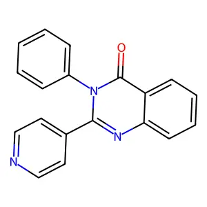 4(3H)-Quinazolinone, 3-phenyl-2-(4-pyridyl)- structure