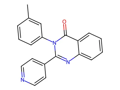 4(3H)-Quinazolinone, 2-(4-pyridyl)-3-(m-tolyl)- structure