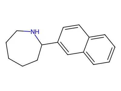 2-Naphthalen-2-YL-azepane structure