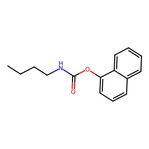 1-Naphthyl butylcarbamate structure
