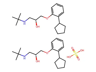 Penbutolol Sulfate structure