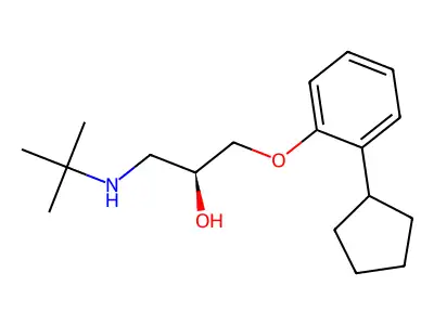 Penbutolol structure