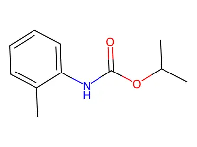 Carbanilic acid, o-methyl-, isopropyl ester structure