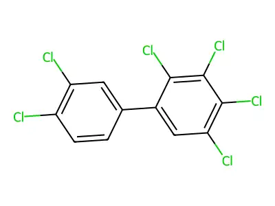 2,3,3',4,4',5-Hexachlorobiphenyl structure