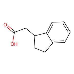 1-Indanacetic acid structure