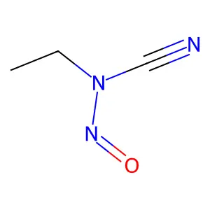 Ethylnitrosocyanamide structure