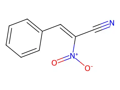 Nitrocinnamonitrile structure
