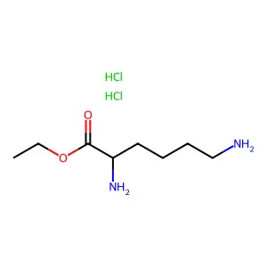 Ethyl L-lysinate dihydrochloride structure