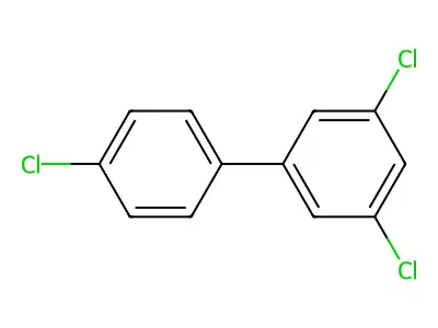 3,4',5-Trichlorobiphenyl structure