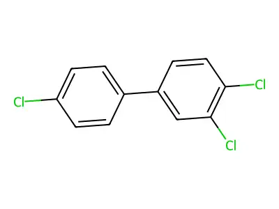 3,4,4'-Trichlorobiphenyl structure