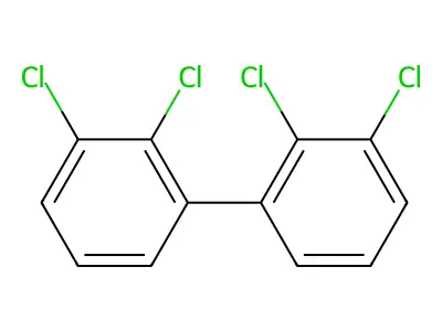 2,2',3,3'-Tetrachlorobiphenyl structure
