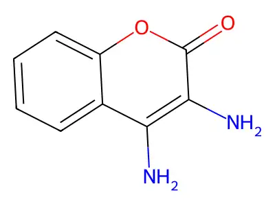 Coumarin, 3,4-diamino- structure