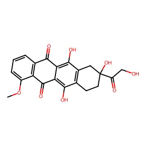 7-Deoxydoxorubicinone structure