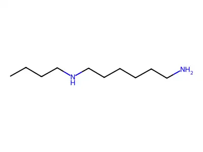 1,6-Hexanediamine, N1-butyl- structure