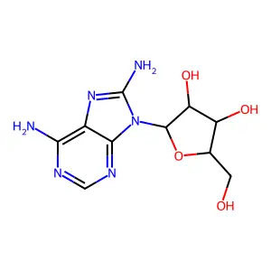 8-Aminoadenosine structure