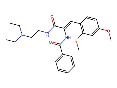 N-[(Z)-3-[2-(diethylamino)ethylamino]-1-(2,4-dimethoxyphenyl structure