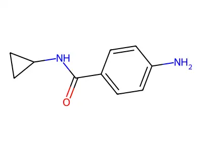 Benzamide, 4-amino-N-cyclopropyl- structure
