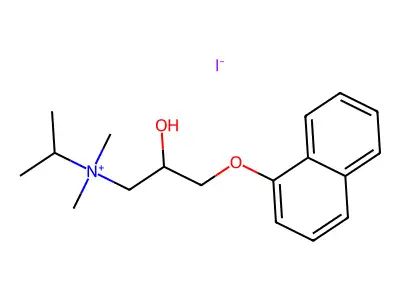 pranolium iodide structure