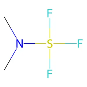 Sulfur, trifluoro(N-methylmethanaminato)- structure