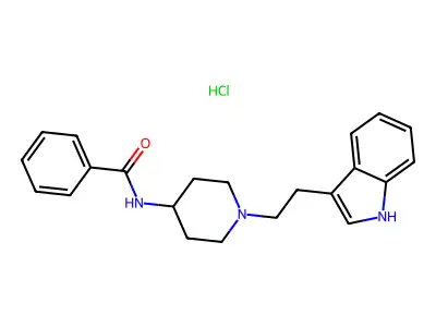 Indoramin hydrochloride structure