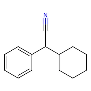Cyclohexylphenylacetonitrile structure