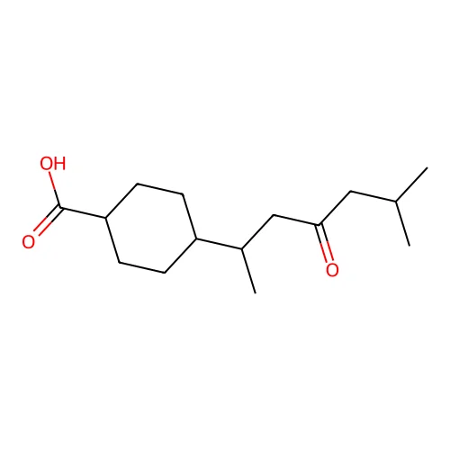 4-(6-Methyl-4-oxoheptan-2-yl)cyclohexane-1-carboxylic acid structure
