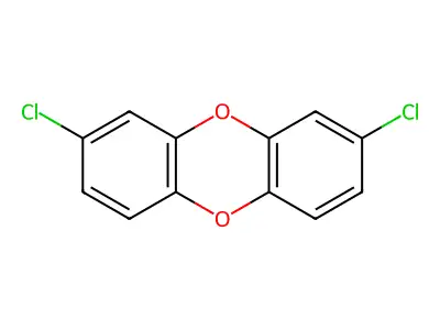 2,8-Dichlorodibenzo-p-dioxin structure