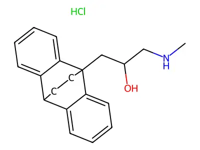 Oxaprotiline Hydrochloride structure