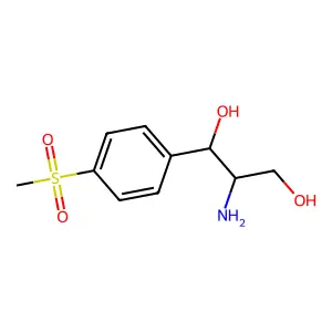2-Amino-1-(4-(methylsulfonyl)phenyl)propane-1,3-diol structure