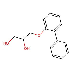 1,2-Propanediol, 3-(2-biphenylyloxy)- structure