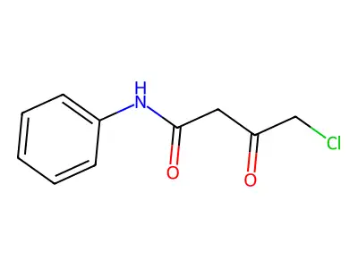 Butanamide, 4-chloro-3-oxo-N-phenyl- structure