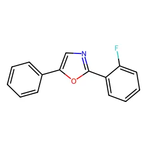 2-(2-Fluorophenyl)-5-phenyloxazole structure