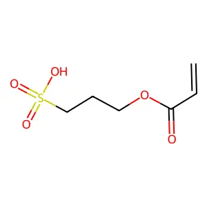3-Sulfopropyl acrylate structure