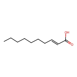 2-Decenoic acid structure