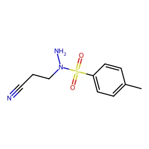 4-Methylbenzenesulfonic acid 1-(2-cyanoethyl)hydrazide structure