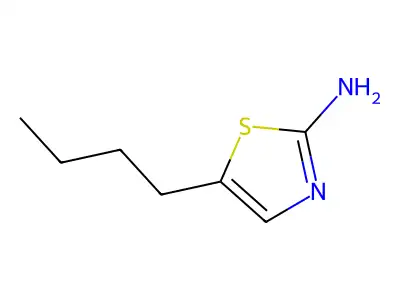 5-Butyl-thiazol-2-ylamine structure