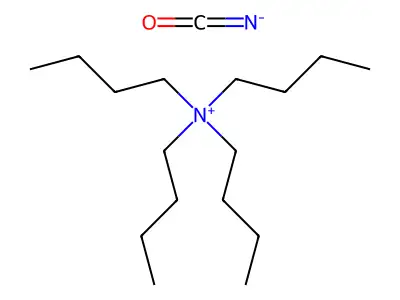 Tetrabutylammonium cyanate structure