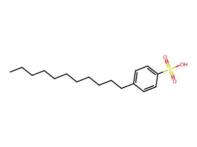 Benzenesulfonic acid, undecyl- structure