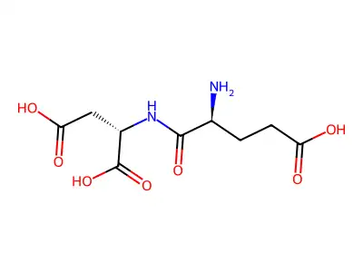 L-alpha-Glutamyl-L-aspartic acid structure