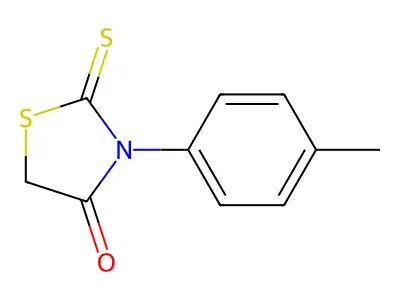 3-p-Tolylrhodanine structure
