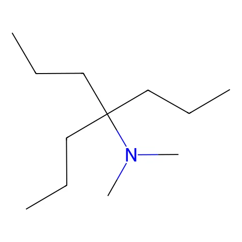 (1,1-Dipropyl-butyl)-dimethyl-amine structure