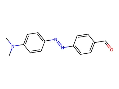 Benzaldehyde, 4-((4-(dimethylamino)phenyl)azo)- structure
