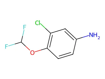 3-Chloro-4-(difluoromethoxy)aniline structure